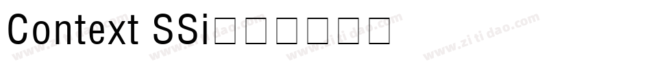 Context SSi字体转换